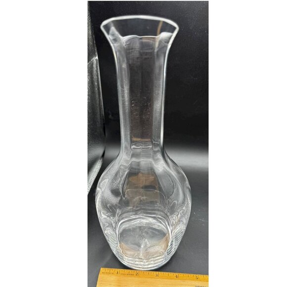 Wedgwood Lead Crystal Devon Collection Optic Carafe Wine Decanter England Vtg - Picture 8 of 8